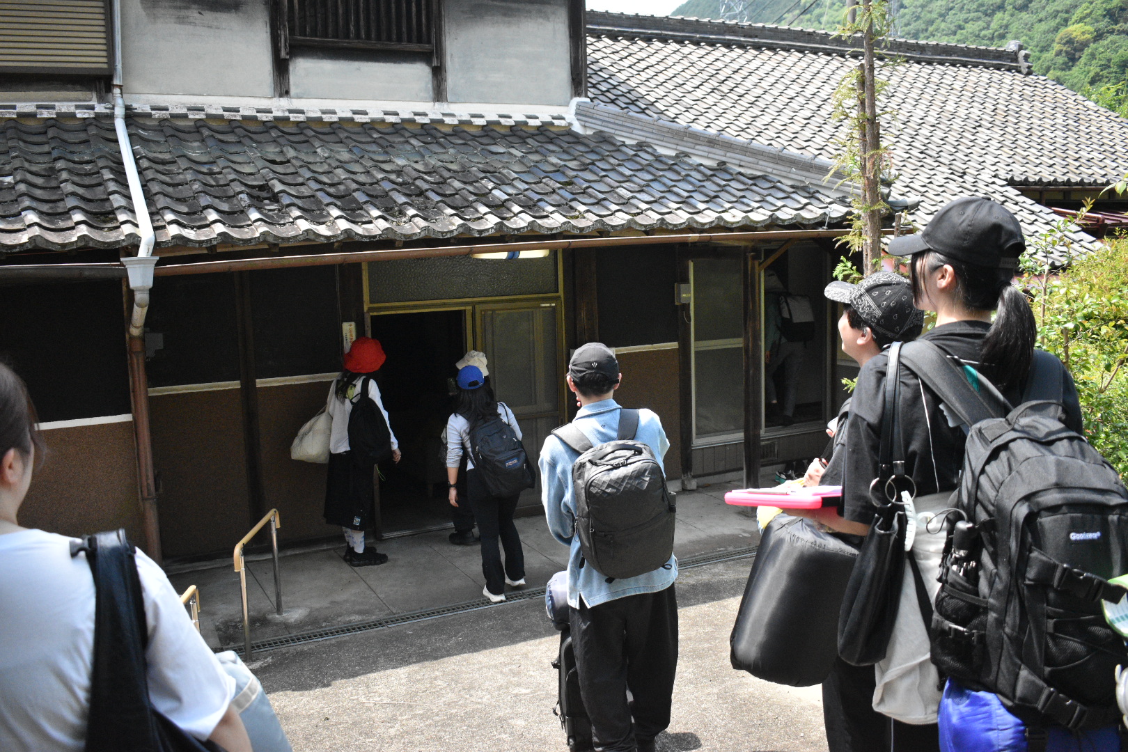 七宗町の里山フィールドへ到着